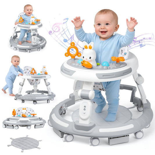 PIGLOG 4-in-1 Baby Walker & Activity Center